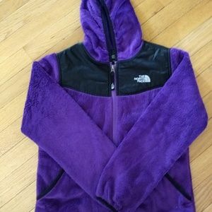 North face Purple Jacket Girls 10/12